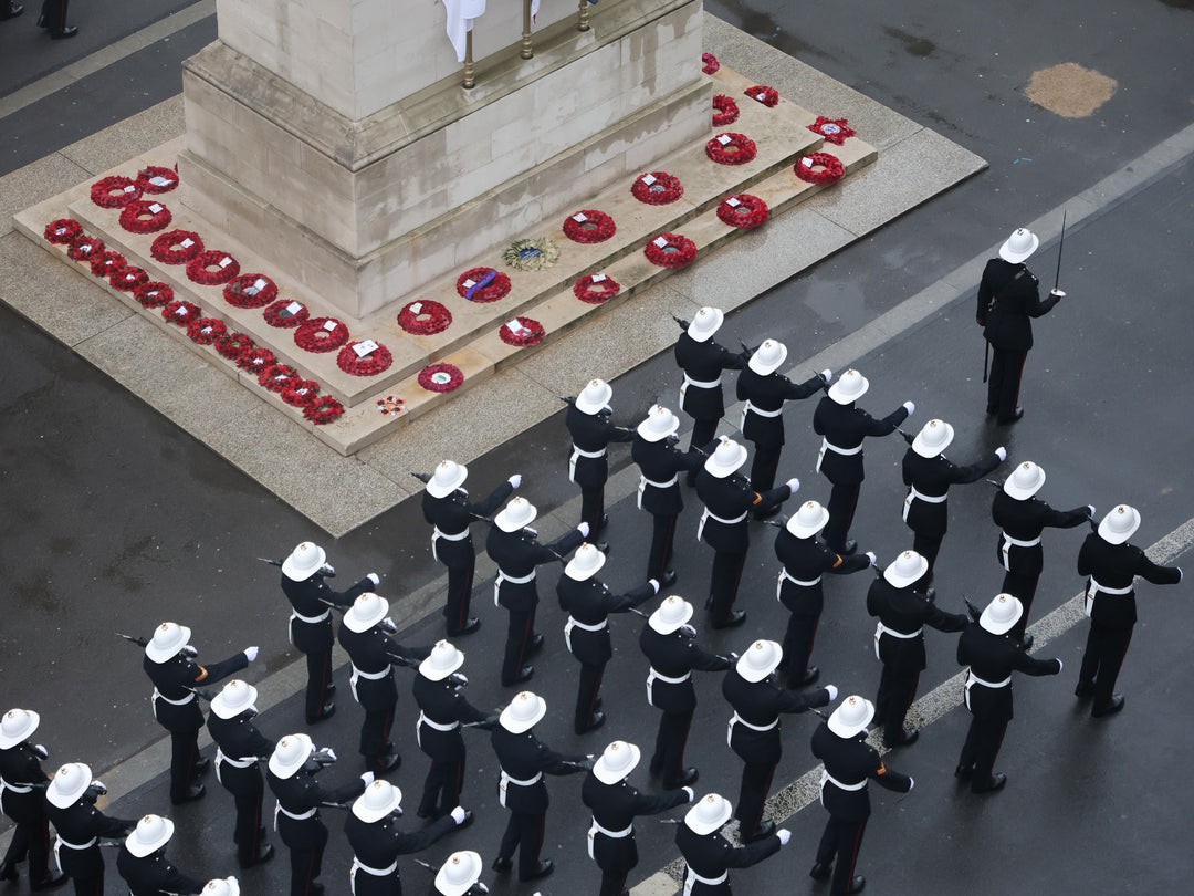 Royal Marines march past the Cenotaph London | Photo Print | Framed Print | Military | Commando | Wall Art | Home Decor | Photography Hampshire Prints