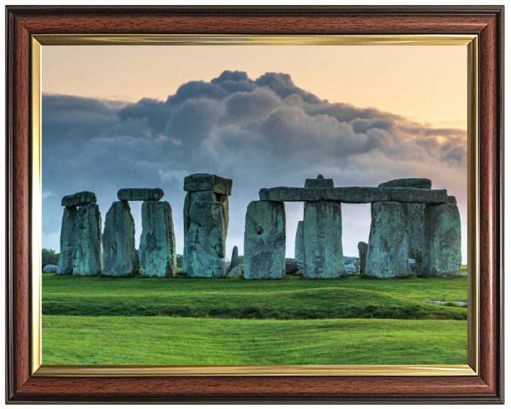 Stonehenge in Wiltshire at sunset Photo Print - Canvas - Framed Photo Print - Hampshire Prints