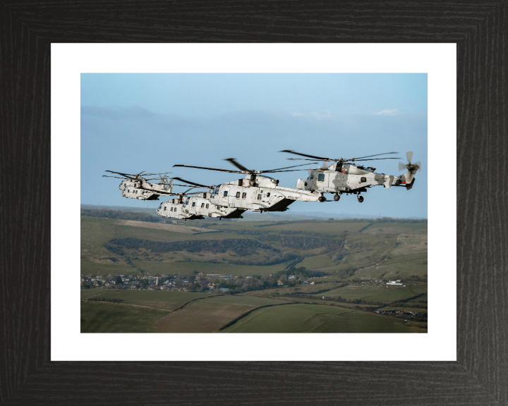 Royal Navy 845 NAS returns home from HMS Queen Elizabeth | Photo Print | Military | Aircraft | Royal Navy | Wall Art | NAS | Aviation Hampshire Prints