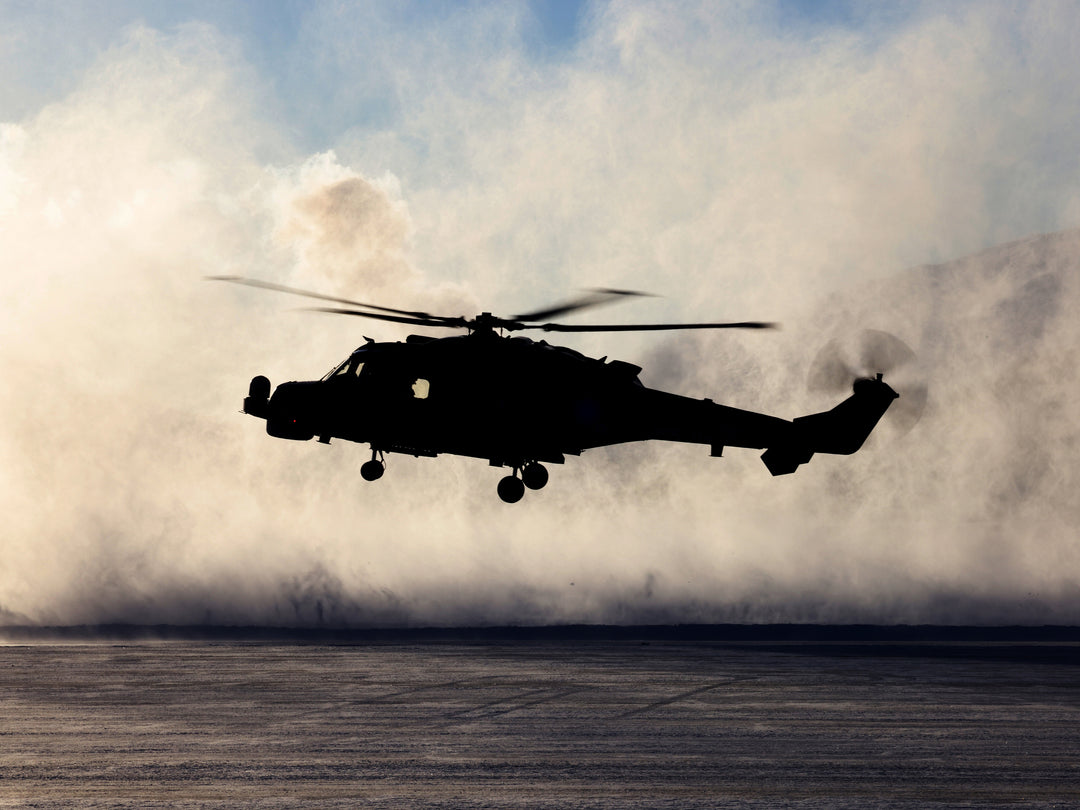 Royal Navy Wildcat Helicopter Silhouette | Photo Print | Military | Aircraft | Royal Navy | Wall Art | Home Decor | NAS | Aviation | Forces Hampshire Prints