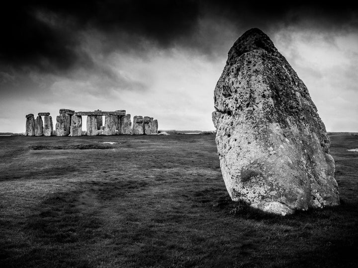 Stonehenge Wiltshire in black and white Photo Print - Canvas - Framed Photo Print - Hampshire Prints
