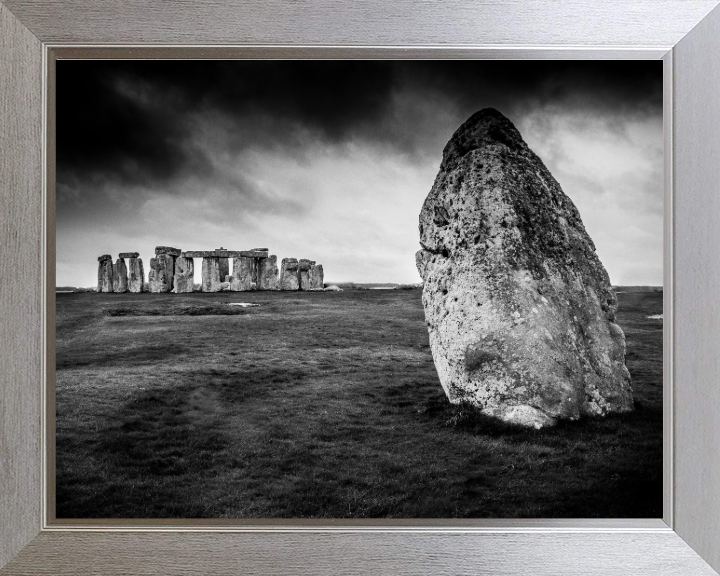 Stonehenge Wiltshire in black and white Photo Print - Canvas - Framed Photo Print - Hampshire Prints