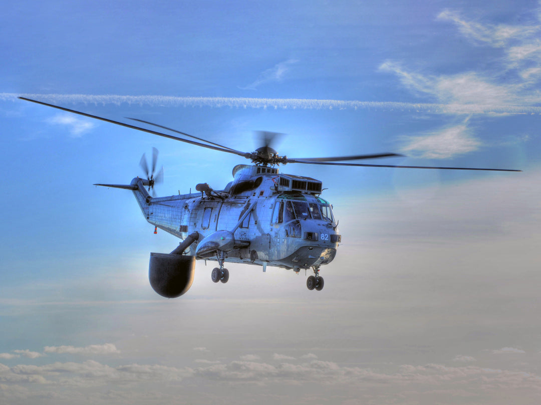 Royal Navy Sea King AEW In flight | Photo Print | Military | Aircraft | Royal Navy | Wall Art | Home Decor | NAS | Aviation | Photography Hampshire Prints