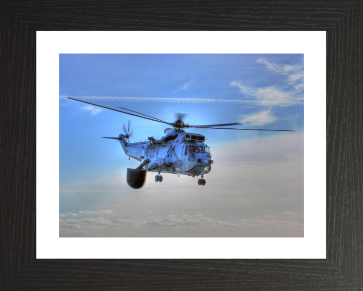 Royal Navy Sea King AEW In flight | Photo Print | Military | Aircraft | Royal Navy | Wall Art | Home Decor | NAS | Aviation | Photography Hampshire Prints