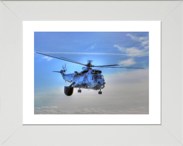 Royal Navy Sea King AEW In flight | Photo Print | Military | Aircraft | Royal Navy | Wall Art | Home Decor | NAS | Aviation | Photography Hampshire Prints