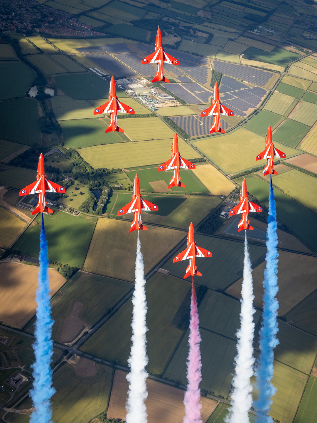 RAF Red Arrows Display | Photo Print | Military | Aircraft | Royal Air Force | Wall Art | Home Decor | Print | Jets | Aviation | Photography Hampshire Prints 6 x 4 No Frame No