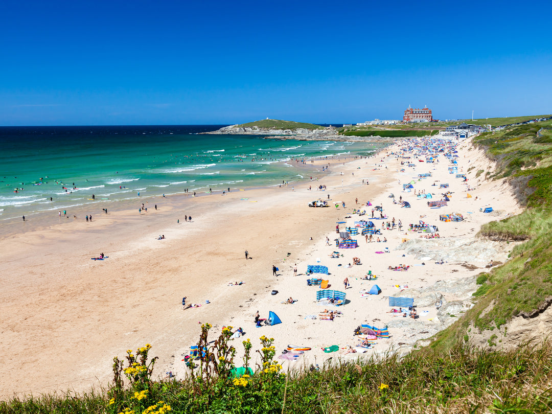 Fistral Beach in Newquay Cornwall Photo Print - Canvas - Framed Photo Print - Hampshire Prints
