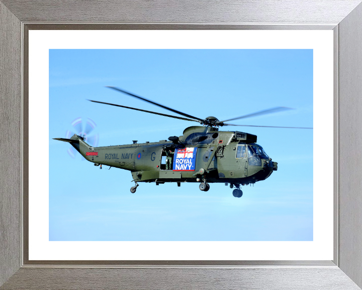 Royal Navy Junglie Sea King Helicopter In flight | Photo Print | Military | Aircraft | Royal Navy | Wall Art | Home Decor | NAS | Aviation Hampshire Prints