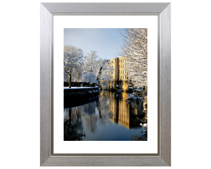 Bradford on Avon in Wiltshire in winter Photo Print - Canvas - Framed Photo Print - Hampshire Prints