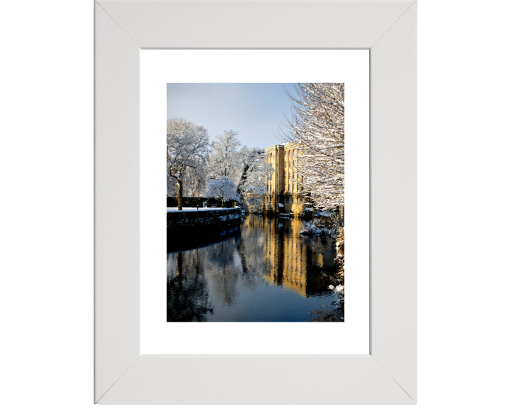 Bradford on Avon in Wiltshire in winter Photo Print - Canvas - Framed Photo Print - Hampshire Prints