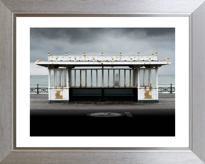 Brighton beach shelter Photo Print - Canvas - Framed Photo Print - Hampshire Prints
