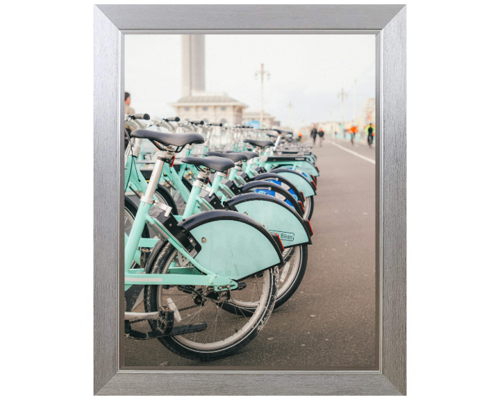 bikes on Brighton beach Photo Print - Canvas - Framed Photo Print - Hampshire Prints