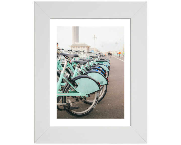 bikes on Brighton beach Photo Print - Canvas - Framed Photo Print - Hampshire Prints