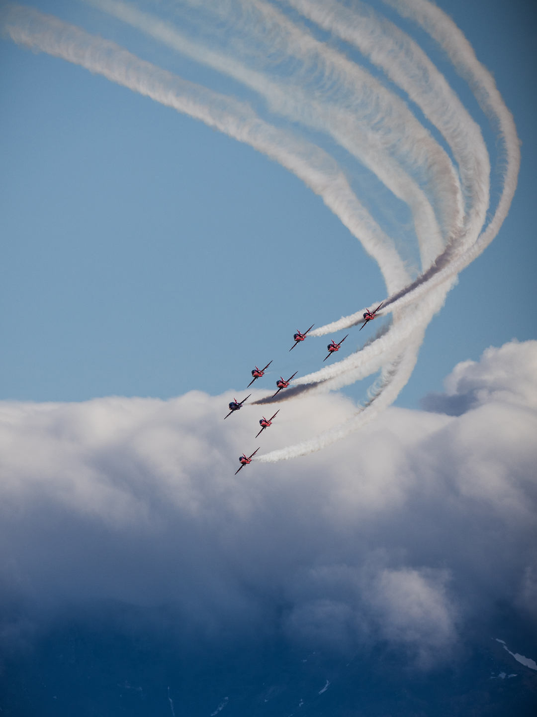 RAF Red Arrows in flight | Photo Print | Military | Aircraft | Royal Air Force | Wall Art | Decor | Print | Jets | Aviation | Photography Hampshire Prints 6 x 4 No Frame No