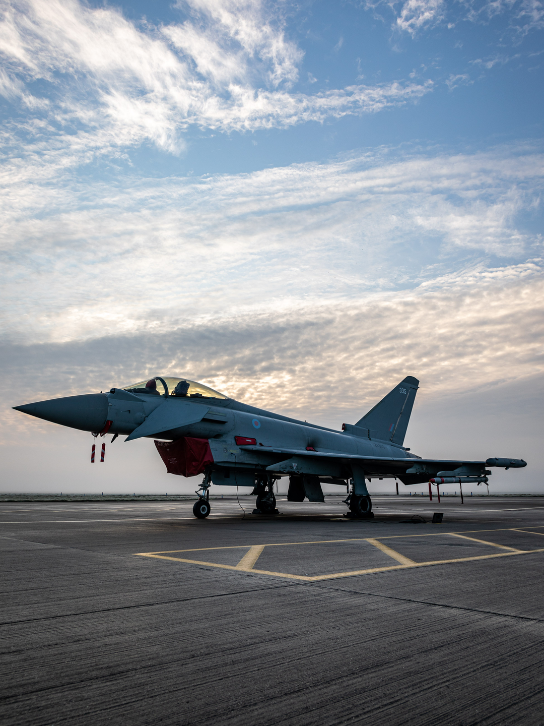 RAF Typhoon on a runway | Photo Print | Framed Print | Military | Aircraft | Royal Air Force | Wall Art | Home Decor | Aviation | Photography Hampshire Prints 6 x 4 No Frame No