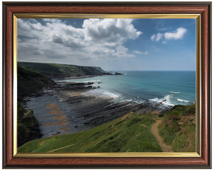 Marsland Cliffs in Cornwall Photo Print - Canvas - Framed Photo Print - Hampshire Prints
