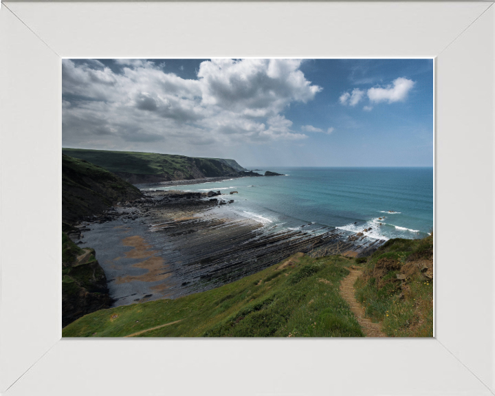 Marsland Cliffs in Cornwall Photo Print - Canvas - Framed Photo Print - Hampshire Prints