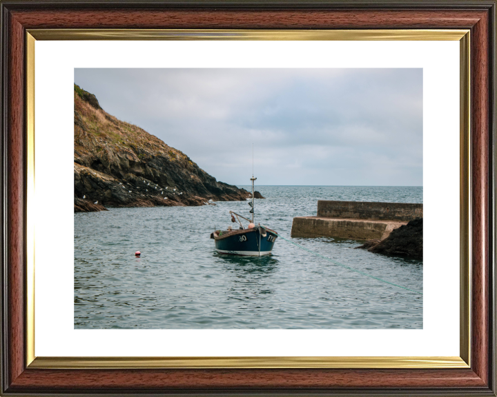 Fishing boat at Portloe in Cornwall Photo Print - Canvas - Framed Photo Print - Hampshire Prints