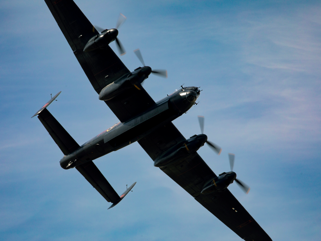BBMF Avro Lancaster in flight Close up | Photo Print | Framed Print | Military | Aircraft | Royal Air Force | Wall Art | Home Decor | Aviation | Photography Hampshire Prints 6 x 4 No Frame No