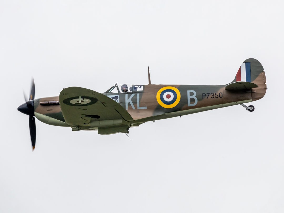 RAF Spitfire MK11a in flight | Photo Print | Framed Print | Military | Aircraft | Royal Air Force | Wall Art | Home Decor | Aviation | Photography Hampshire Prints 6 x 4 No Frame No