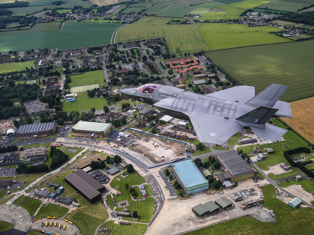 RAF F-35B flying over RAF Marham | Photo Print | Framed Print | Military | Aircraft | Royal Air Force | Wall Art | Home Decor | Aviation | Photography Hampshire Prints 6 x 4 No Frame No