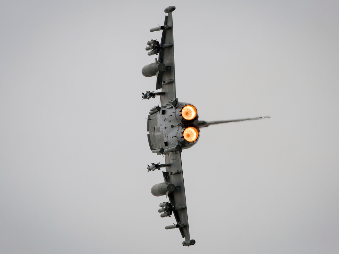 RAF Typhoon FGR4 over RAF Fairford | Photo Print | Framed Print | Military | Aircraft | Royal Air Force | Wall Art | Home Decor | Aviation | Photography Hampshire Prints 6 x 4 No Frame No