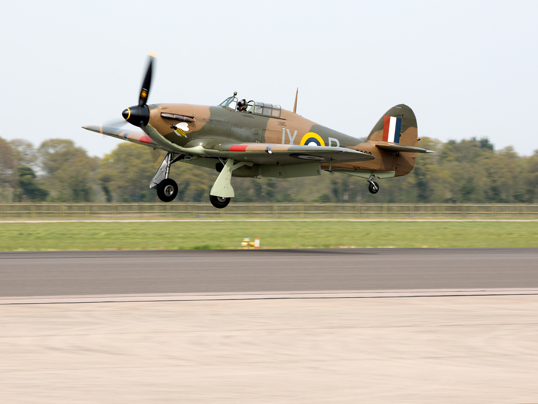 RAF Hurrincane LF363 Landing | Photo Print | Framed Print | Military | Aircraft | Royal Air Force | Wall Art | Home Decor | Aviation | Photography Hampshire Prints 6 x 4 No Frame No