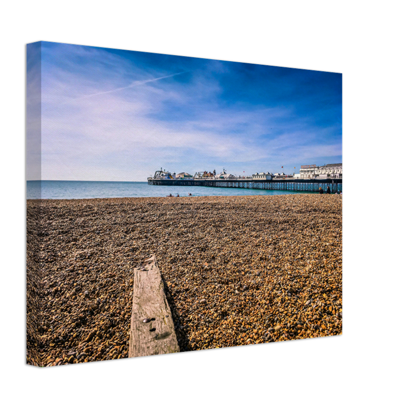 Brighton pier and beach Photo Print - Canvas - Framed Photo Print - Hampshire Prints