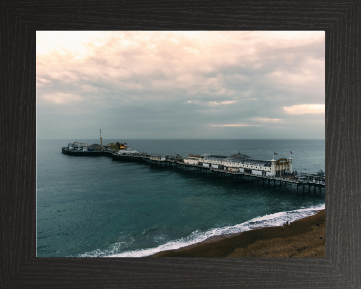 Brighton palace pier in winter Photo Print - Canvas - Framed Photo Print - Hampshire Prints