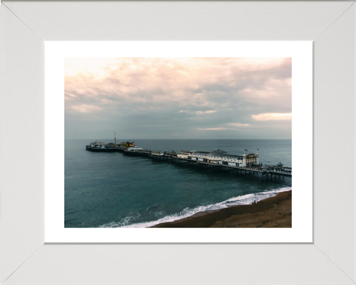 Brighton palace pier in winter Photo Print - Canvas - Framed Photo Print - Hampshire Prints