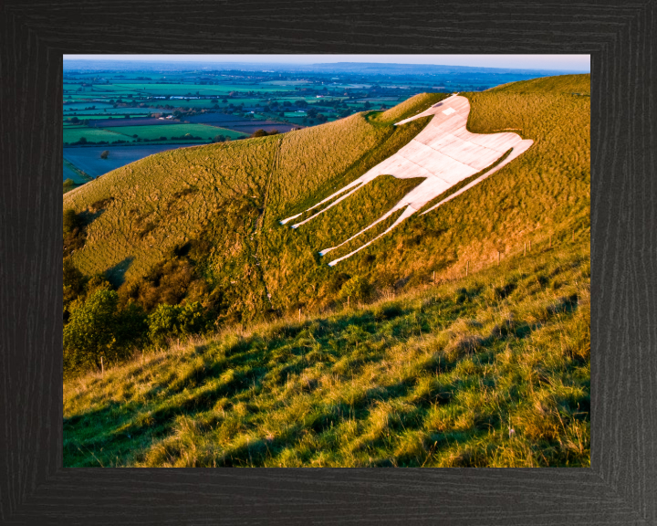 Cherhill White Horse in Wiltshire Photo Print - Canvas - Framed Photo Print - Hampshire Prints