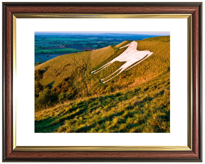 Cherhill White Horse in Wiltshire Photo Print - Canvas - Framed Photo Print - Hampshire Prints