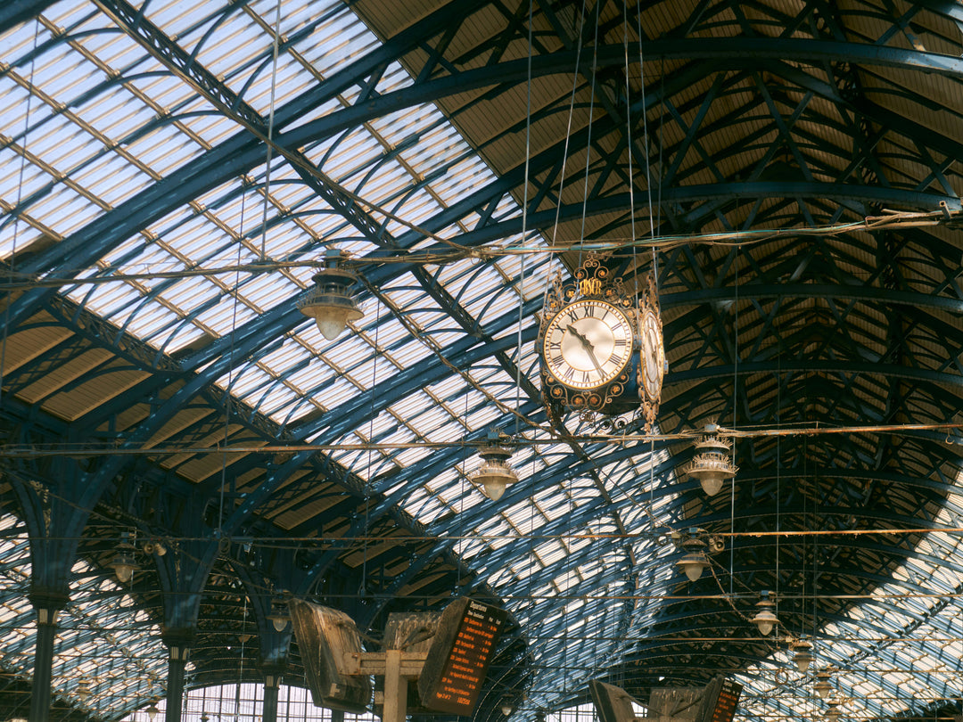 looking up inside Brighton station Photo Print - Canvas - Framed Photo Print - Hampshire Prints