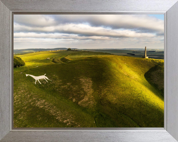 cherhill white horse in wiltshire Photo Print - Canvas - Framed Photo Print - Hampshire Prints