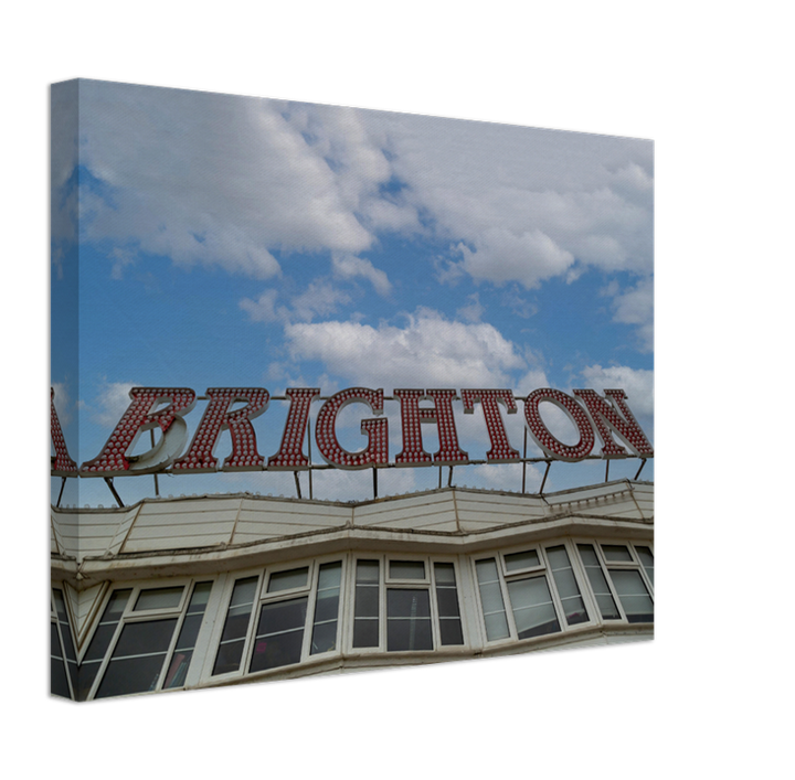 Brighton Palace pier sign Photo Print - Canvas - Framed Photo Print - Hampshire Prints