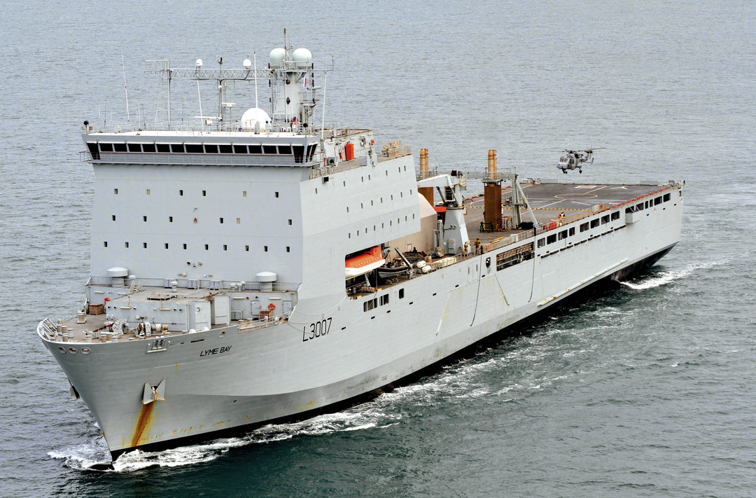 RFA Lyme Bay L3007 | Photo Print | Framed Print | Bay Class | Auxiliary Dock | Royal Fleet Auxiliary Hampshire Prints