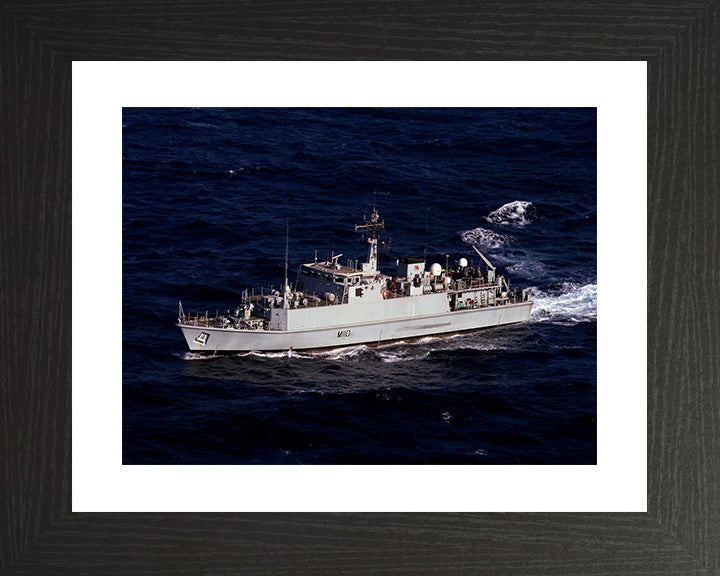 HMS Ramsey M110 | Photo Print | Framed Print | Sandown Class | Minehunter | Royal Navy Hampshire Prints