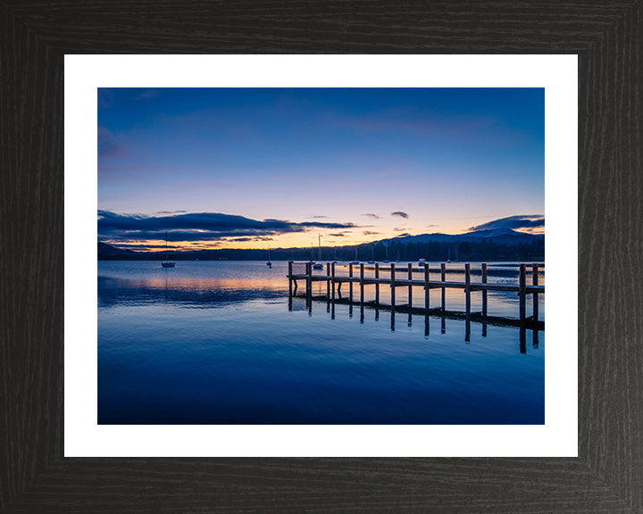 Ambleside the Lake District Cumbria at sunset Photo Print - Canvas - Framed Photo Print - Hampshire Prints