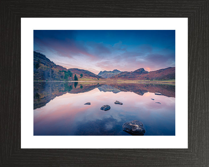 Blea Tarn the Lake District Cumbria at sunset Photo Print - Canvas - Framed Photo Print - Hampshire Prints