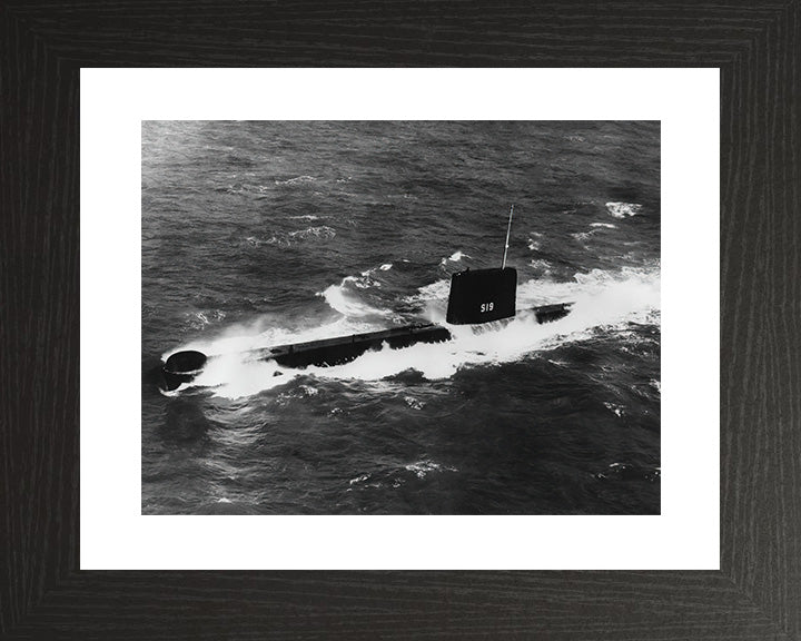 HMS Opossum S19 Royal Navy Oberon class Submarine Photo Print or Framed Print - Hampshire Prints