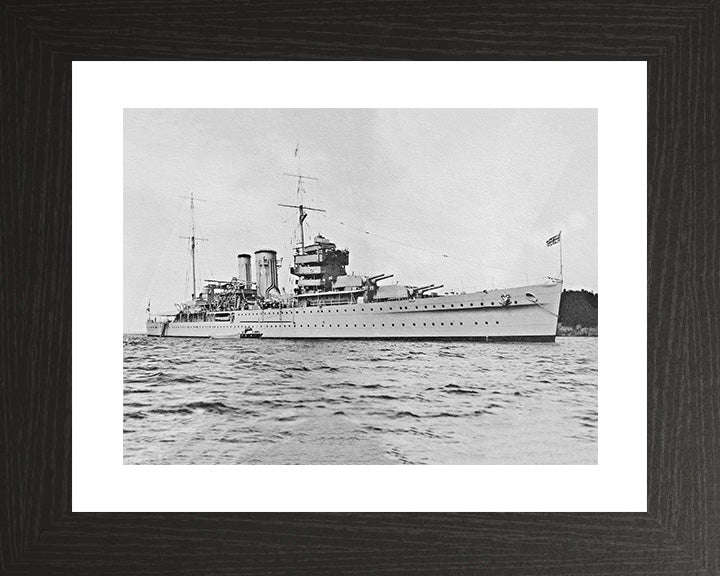 HMS York (90) Royal Navy York Class heavy cruiser Photo Print or Framed Print - Hampshire Prints