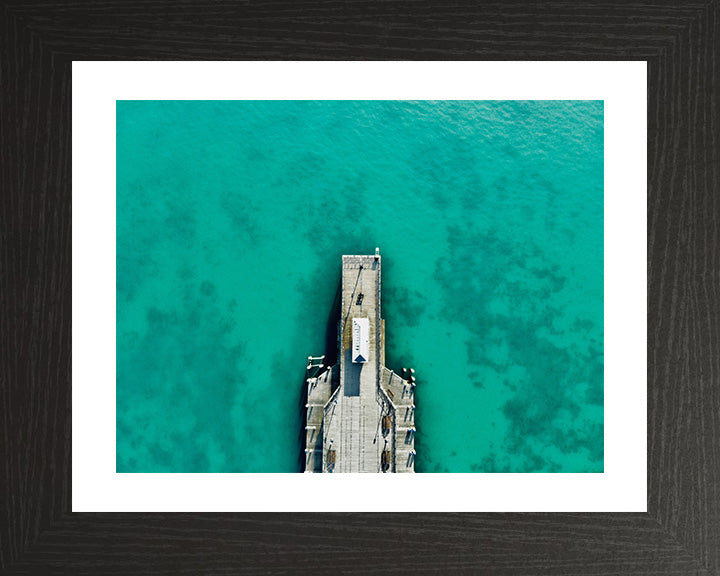 Swanage Pier Dorset from above Photo Print - Canvas - Framed Photo Print - Hampshire Prints
