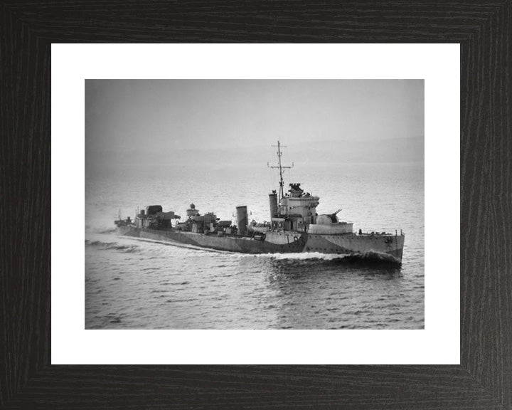 HMS Verdun L93 | Photo Print | Framed Print | Admiralty V Class | Destroyer | Royal Navy Hampshire Prints