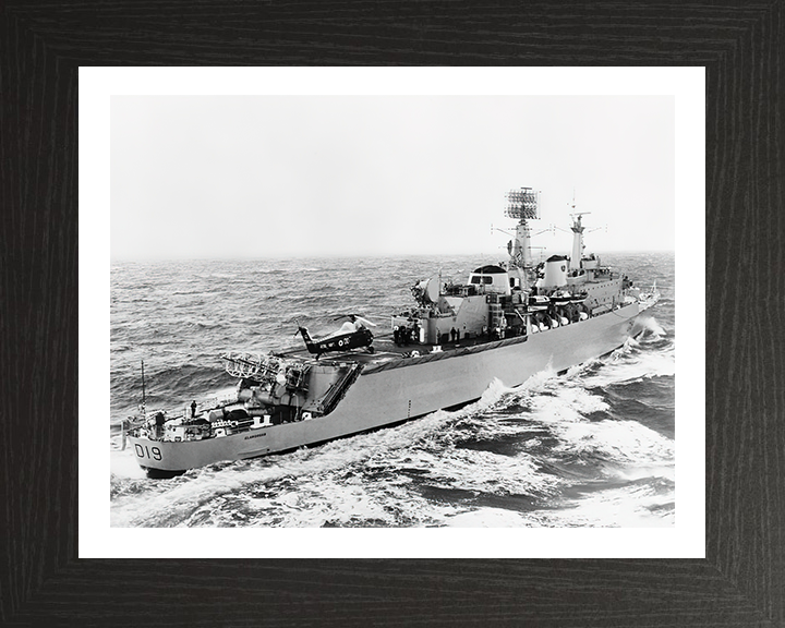 HMS Glamorgan D19 Royal Navy County class Destroyer Photo Print or Framed Print - Hampshire Prints