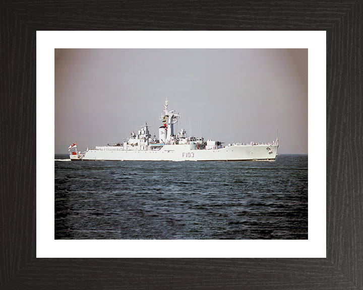 HMS Lowestoft F103 | Photo Print | Framed Print | Rothesay Class | Frigate | Royal Navy Hampshire Prints