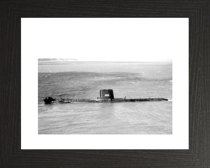 HMS Alderney S66 (P416) Royal Navy Amphion class submarine Photo Print or Framed Print - Hampshire Prints