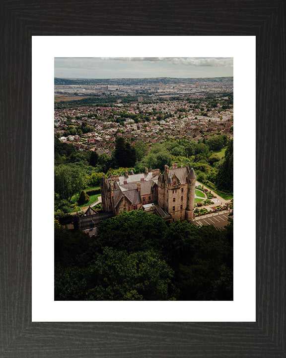 Belfast Castle Northern Ireland from above Photo Print - Canvas - Framed Photo Print - Hampshire Prints