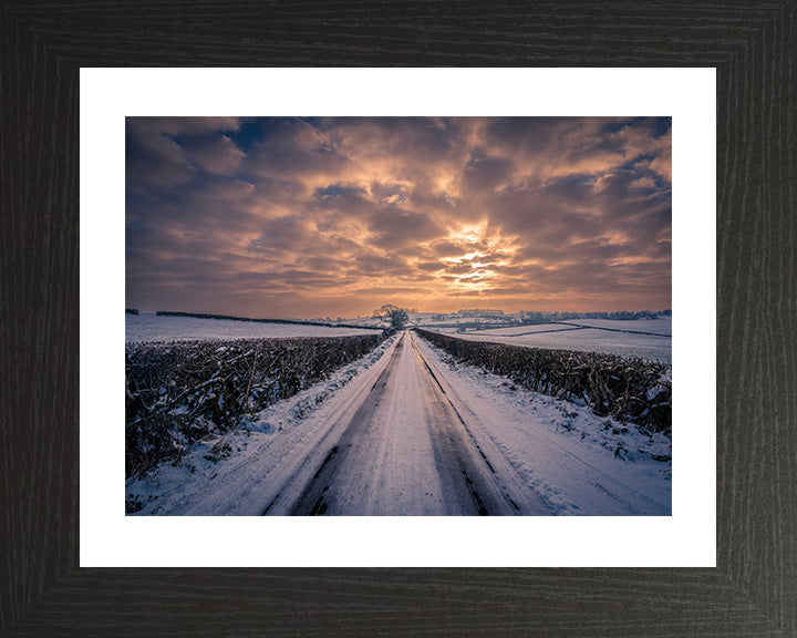 A road through the Lake District to Kirkby Lonsdale Cumbria Photo Print - Canvas - Framed Photo Print - Hampshire Prints