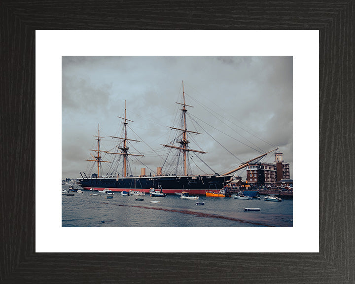 HMS Warrior 1860 | Photo Print | Framed Print | Poster | Steam-powered Armoured Frigate | Royal Navy Hampshire Prints
