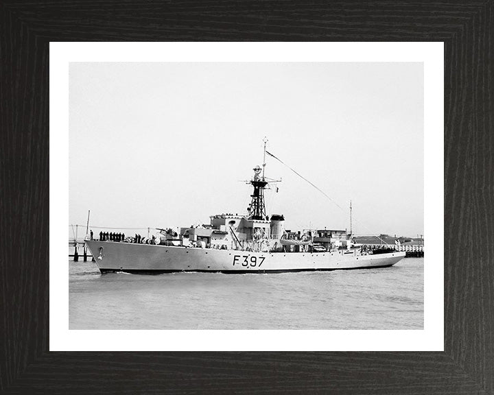 HMS Launceston Castle F397 (K397) Royal Navy Castle class corvette Photo Print or Framed Print - Hampshire Prints